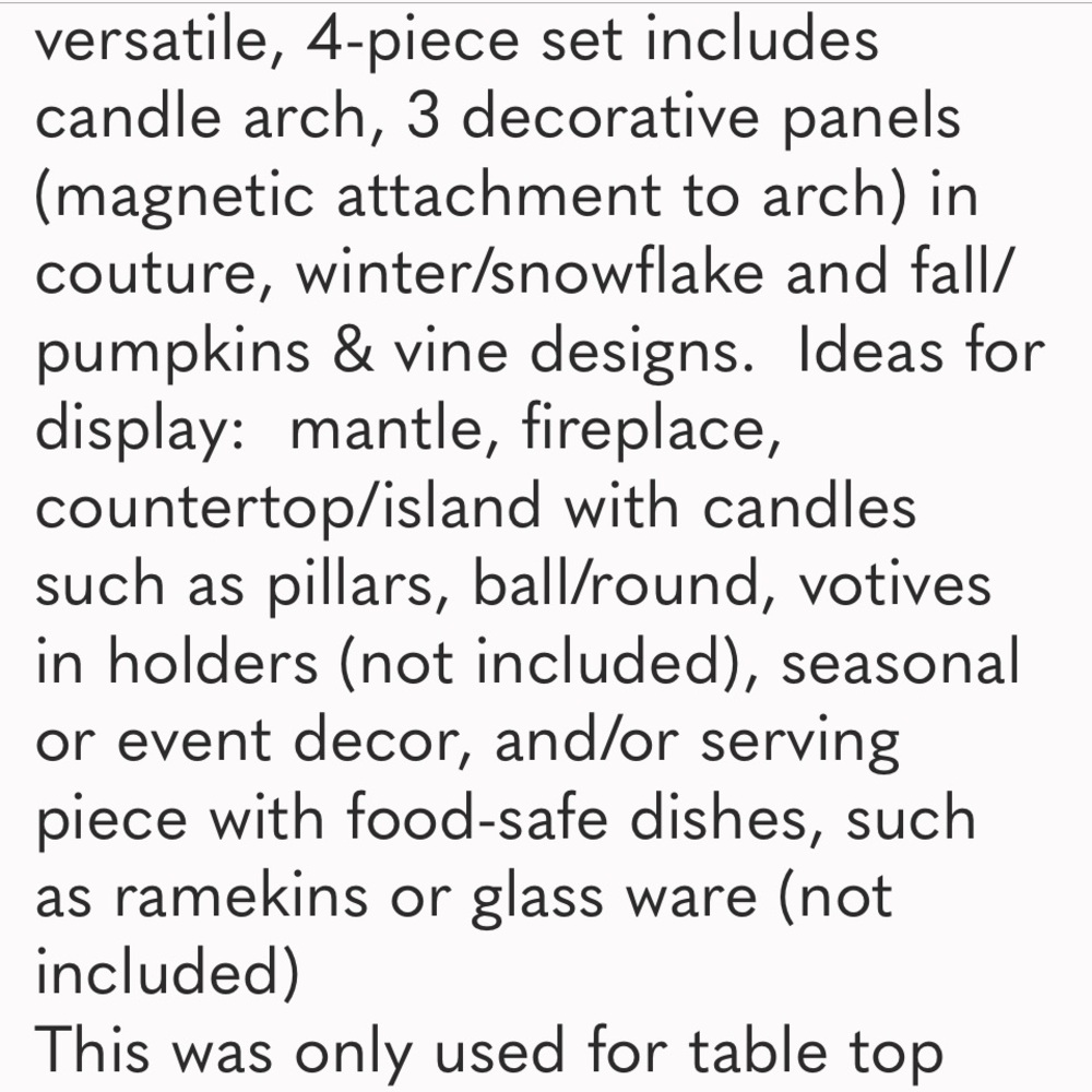 PartyLite Couture Hearthside Candle Holder - Picture 3 of 11